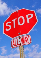 all way stop sign