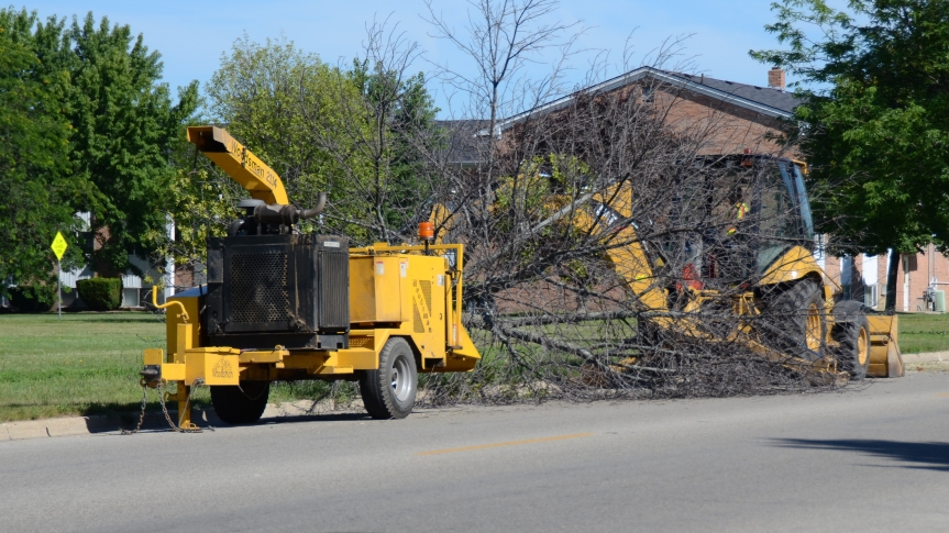 City extends deadline to April 6 to register for free brush chipping service