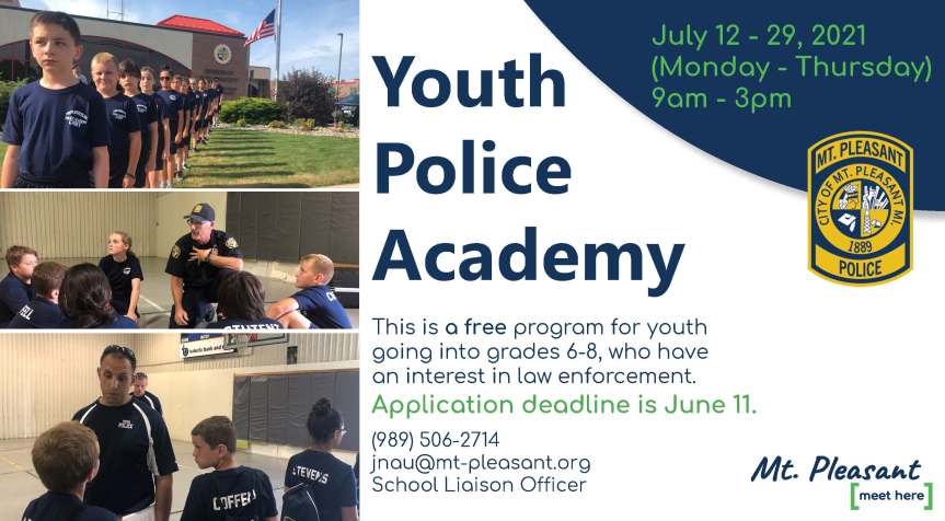 Accepting Applications for 20th Youth Services Police Academy