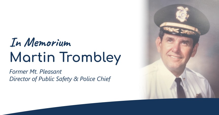 Mt. Pleasant Division of Public Safety Pays Tribute to Marty Trombley