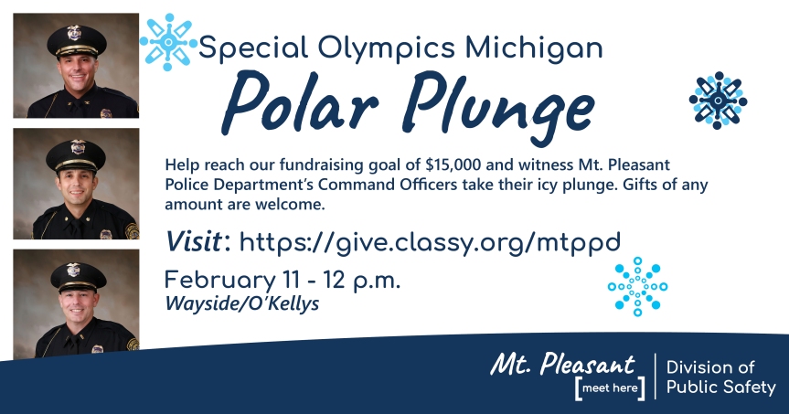 Your Help Needed in the MPPD’s Polar Plunge Challenge